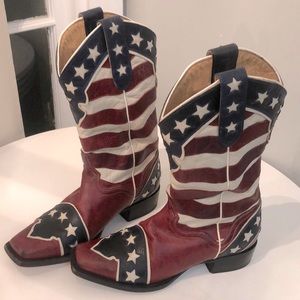 J.B Dillon Square Toe Western Boot